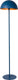 Lucide siemon - vloerlamp - ø 35 cm - 1xe27 - blauw