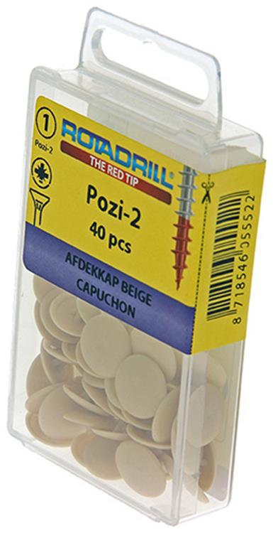 Load image into Gallery viewer, Rotadrill 1039837 - afdekkapje pzd 2 beige (40) | 6 stuks
