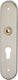 Impresso schild - pc55 - rond - verdekt - rvs