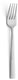 Amefa ventura - 2-delige dessertvorkset - hoogglans - zilverkleurig