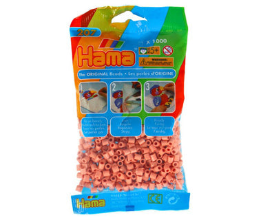 Load image into Gallery viewer, Hama strijkkralen zalm kleur 1000 stuks

