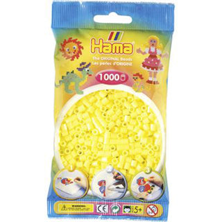 Hama strijkkralen 1000 stuks geel pastel