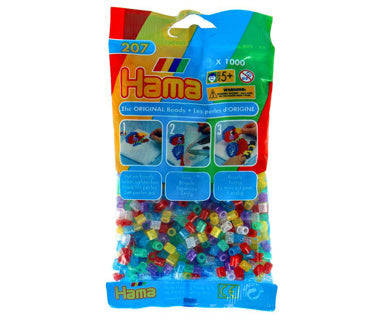Hama strijkkralen 1000 stuks glitter | 5 stuks