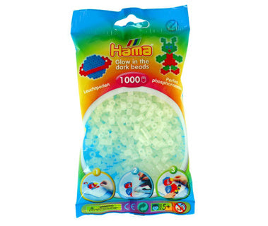 Load image into Gallery viewer, Hama strijkkralen glow in the dark 1000 stuks
