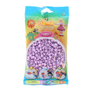 Hama strijkkralen lila pastel 1000 stuks