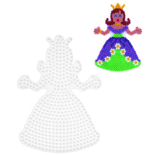 Load image into Gallery viewer, Hama strijkkralen grondplaat prinses wit | 5 stuks
