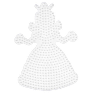 Load image into Gallery viewer, Hama strijkkralen grondplaat prinses wit | 5 stuks
