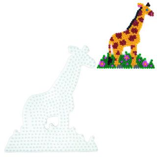 Hama strijkkralen grondplaat giraffe wit | 4 stuks