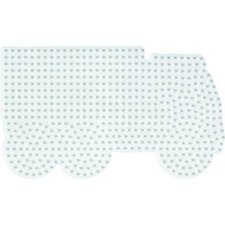 Hama strijkkralen grondplaat truck wit | 5 stuks