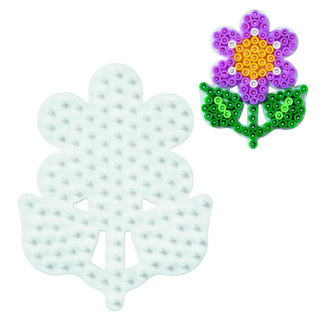 Load image into Gallery viewer, Hama strijkkralen grondplaat bloem wit | 5 stuks
