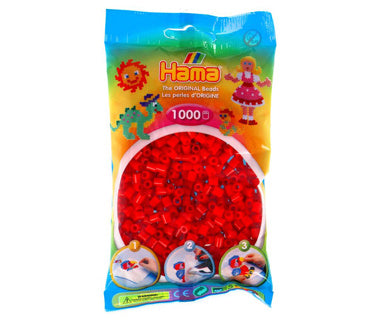 Load image into Gallery viewer, Hama strijkkralen 1000 stuks rood | 5 stuks
