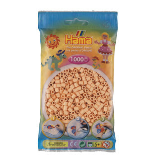 Hama strijkkralen 1000 stuks huidkleurig | 5 stuks