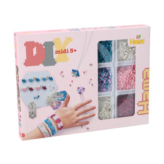 Load image into Gallery viewer, Merkloos sans marque hama strijkkralen 2400 stuks sieraden set roze | 2 stuks
