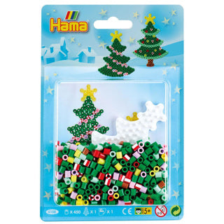 Load image into Gallery viewer, Hama strijkkralen blister pack kerstboom 450 stuks | 6 stuks

