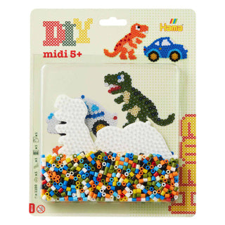 Hama strijkkralen 1100 stuks dino | 3 stuks