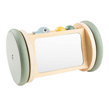 Done by deer houten rollende spiegel birdee