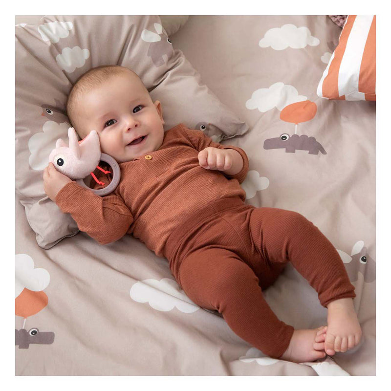 Load image into Gallery viewer, Done by deer rammelaar met koord birdee roze
