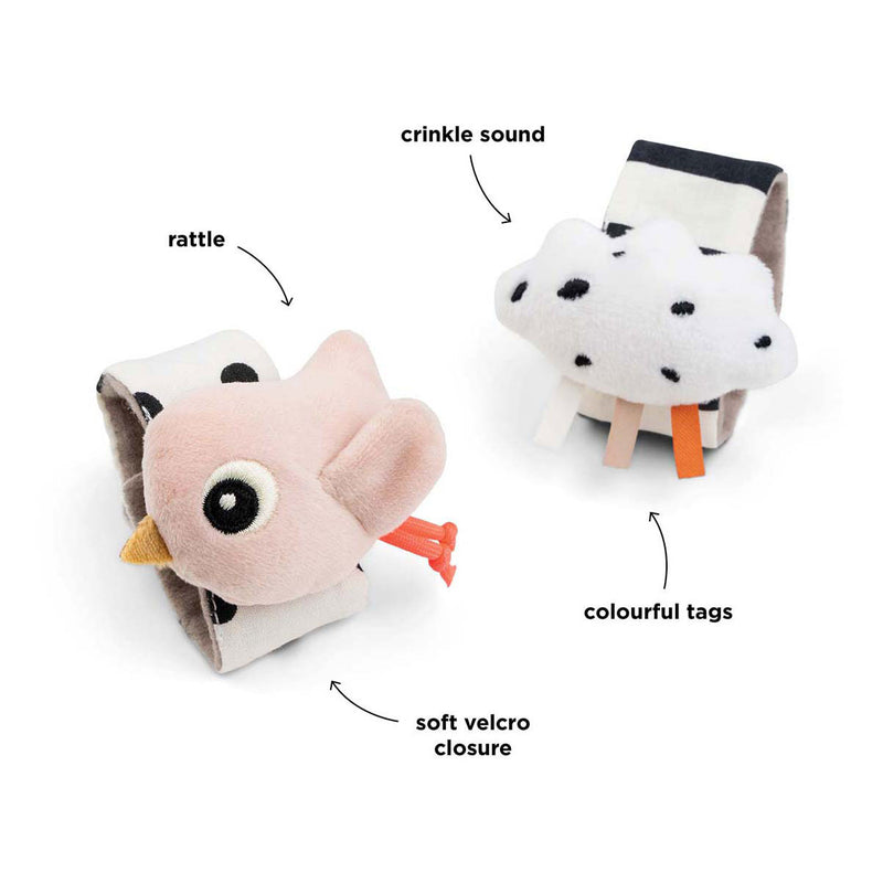 Load image into Gallery viewer, Done by deer pols rammelaar blije wolken roze, 2st.
