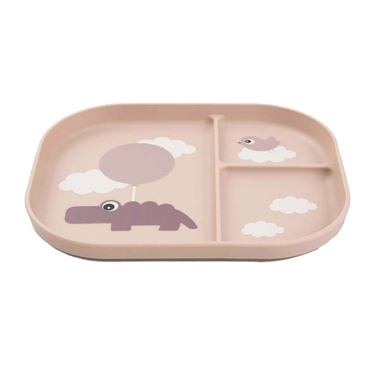 Done by deer vakjesbord blije wolken roze