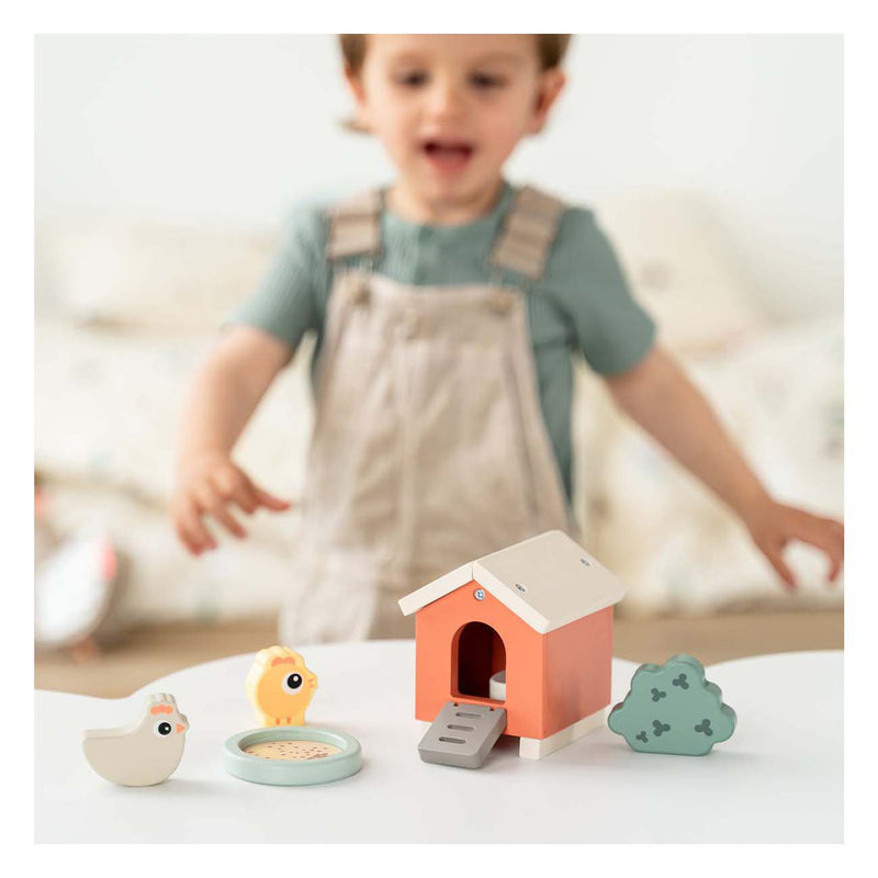 Load image into Gallery viewer, Done by deer tiny farm houten speelset clucky
