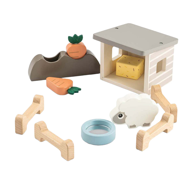 Load image into Gallery viewer, Done by deer tiny farm houten speelset sheepy
