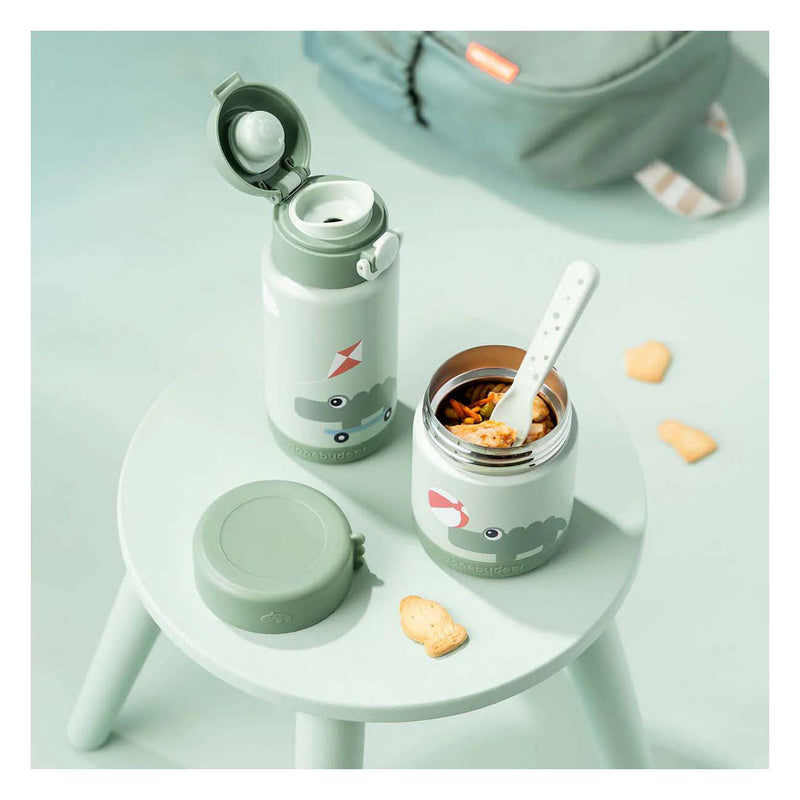 Load image into Gallery viewer, Done by deer geïsoleerde voedselbakje 300ml - groen
