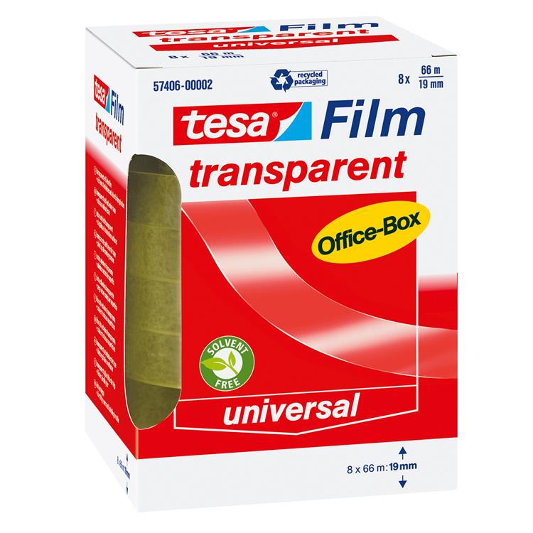 Load image into Gallery viewer, Tesa - film transparante e | ft 19 mm x 66 m | 8 rolletjes
