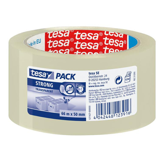 Tesa verpakkingstape - 66 m x 50 mm