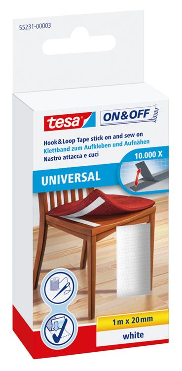 Tesa 1002952 - velc.klittenb.pl naai wt 20x1 | 6 stuks
