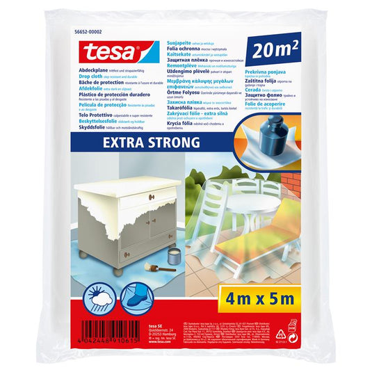Tesa 1004689 - afdekfolie extra str.20m2 | 5 stuks