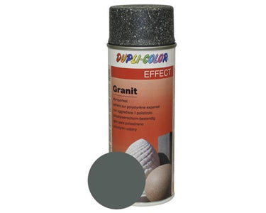 Motip 1000384 - 607837 graniet spray zwart 400 ml | 2 stuks