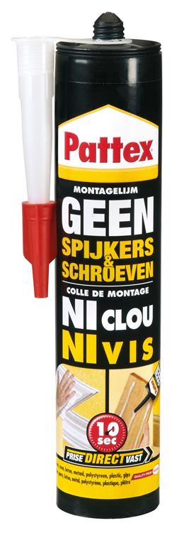 Pattex montagekit 400 gr | montagekit geschikt voor binnen buiten | universeel gebruik| extreem sterk montagekit