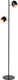 Lucide skanska - vloerlamp - led 3 stepdim - 2x5w 3000k - zwart