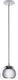 Eglo rocamar hanglamp - e27 - 1 lichts - ø19 cm - glas - grijs zilver