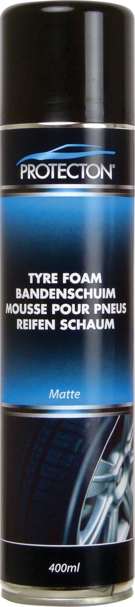 Protecton bandenschuim - voor reinigen conditioneren - laat een beschermende laag achter - intensifieert de kleur - 400ml