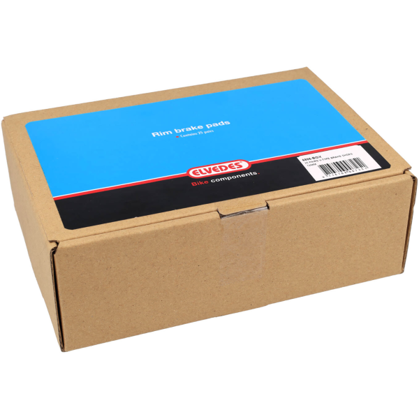 Load image into Gallery viewer, Elvedes Remblokken 6828 zwart 72mm abs
