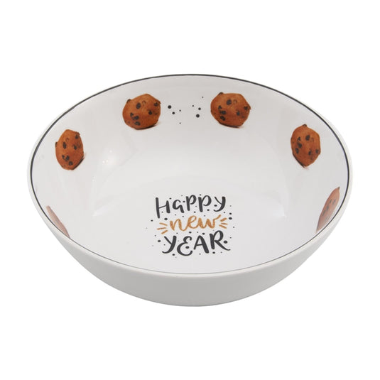 Food for fun oliebollenschaal met print ø27cm