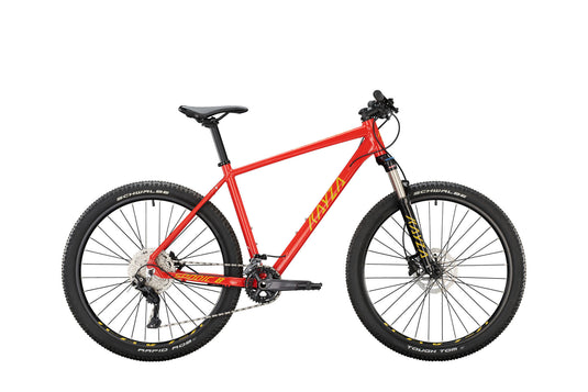 Kayza mtb hardtail spodic 8 mod. 22 bike spod.8 27,5 46 hardtail 20sp red yellow