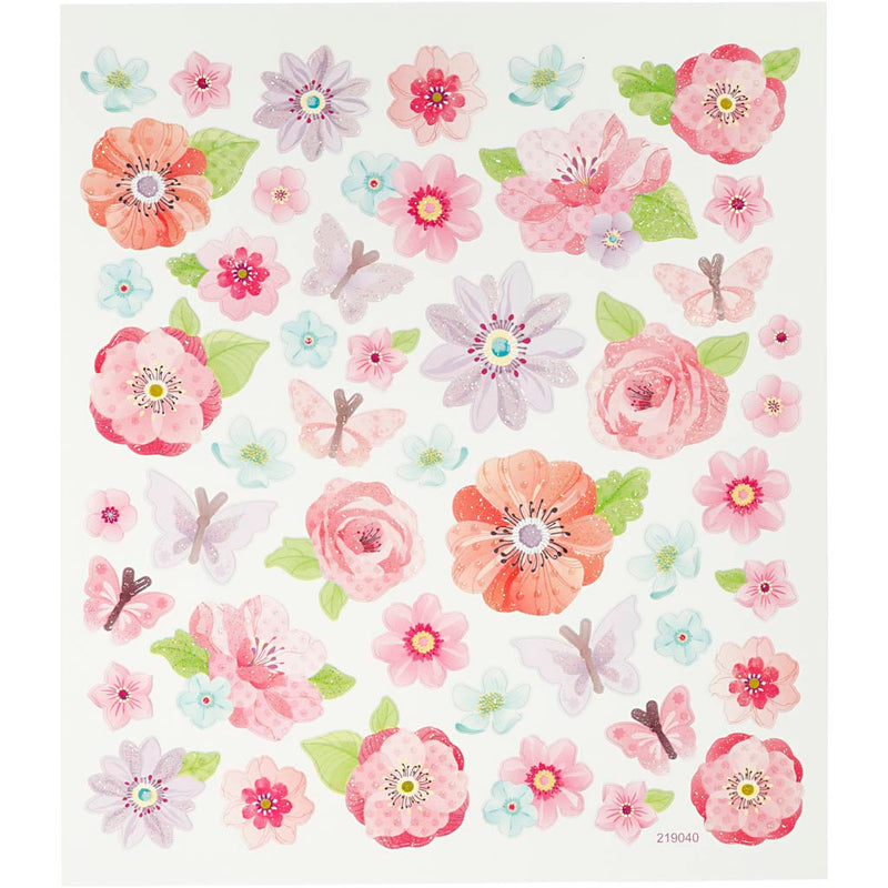 Afbeelding laden in galerijviewer, Https: www.cchobby.nl stickers-lente-bloemen-vel-15x16-5-cm-1-vel-27192
