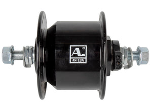 An lun anlun voornaaf naafdynamo 36g shimano comp vaste as zwart