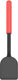 Mepal spatel chef it - 32 cm - spatel silicone - hittebestendige silliconen: tot 200°c - vaatwasmachinebestendig - keukengerei - coral