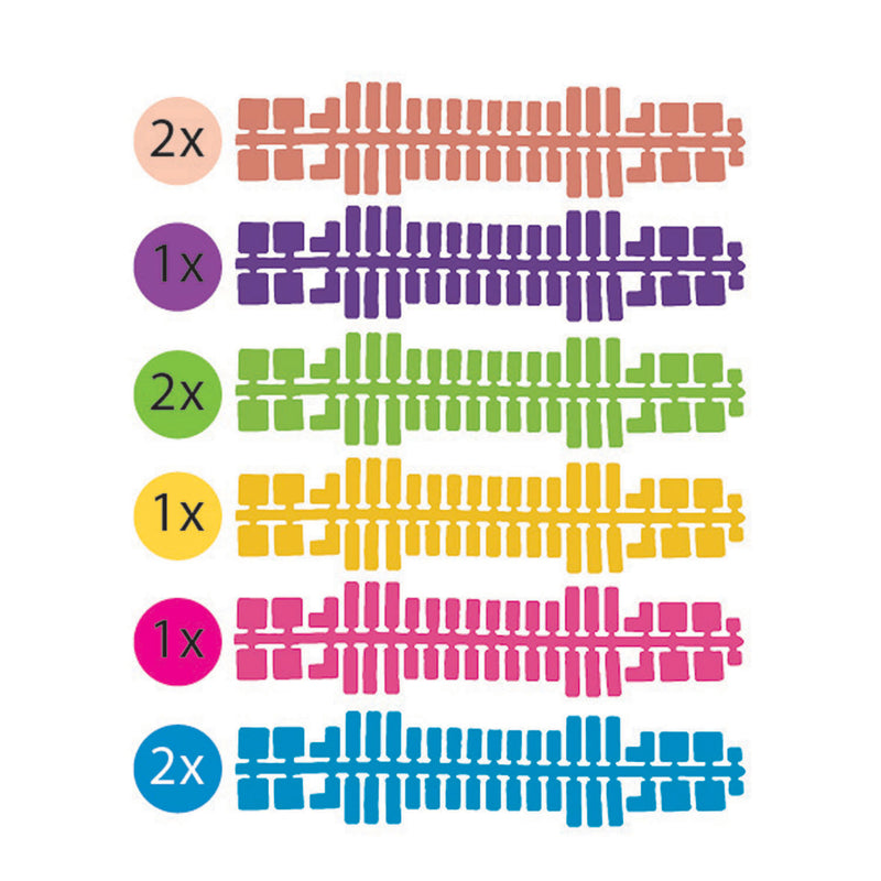 Load image into Gallery viewer, Ministeck kleurenstrips, 9st.
