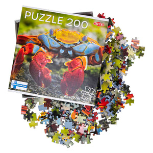 Tactic colourful crab – puzzel – 200 stukjes – kleurrijk zeeleven – strak en rustgevend ontwerp – hoogwaardige scandinavische kwaliteit