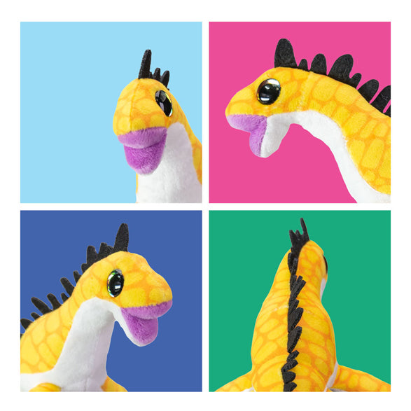 Load image into Gallery viewer, Lumo stars knuffel - dino plesiosaur, 15cm
