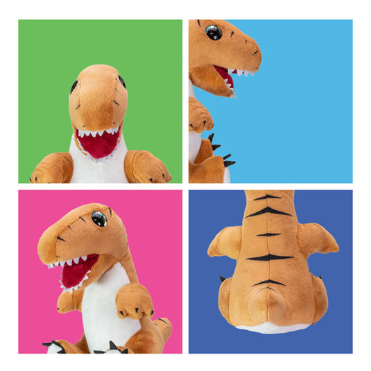 Lumo stars knuffel dino t-rex baby 15cm - pluche dinosaurus speelgoed.
