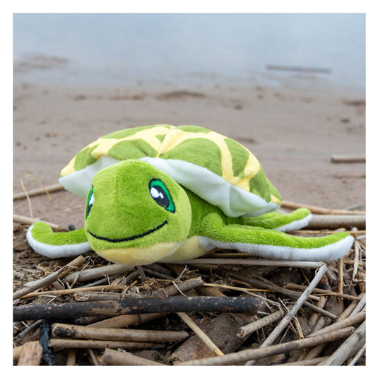 Tactic save the sea schildpad konna –duurzame knuffel 20x10x7 cm – gemaakt van 4-7 gerecyclede pet flessen – inclusief adoptiecertificaat – educatief speelgoed vanaf 0 jaar – ecologisch pluche – 100% recyclebaar – bescherm de zee – met gratis app