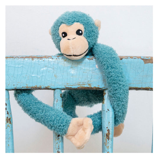 Tactic jungle mates knuffel - aap blauw