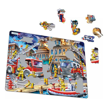 Larsen legpuzzel de brandweermannen, 45st.