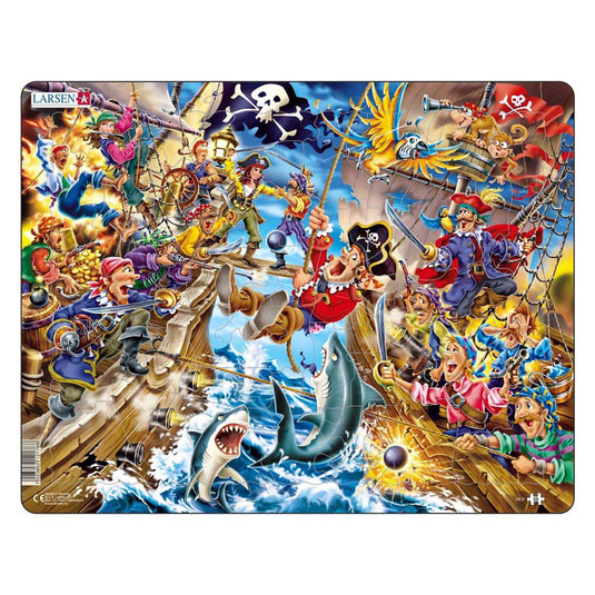 Selecta larsen legpuzzel het piratengevecht, 39st.