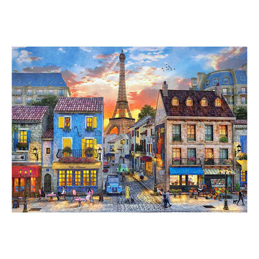 Castorland streets of paris – puzzel – 500 stukjes – satijnen afwerking – perfecte pasvorm – europese kwaliteit